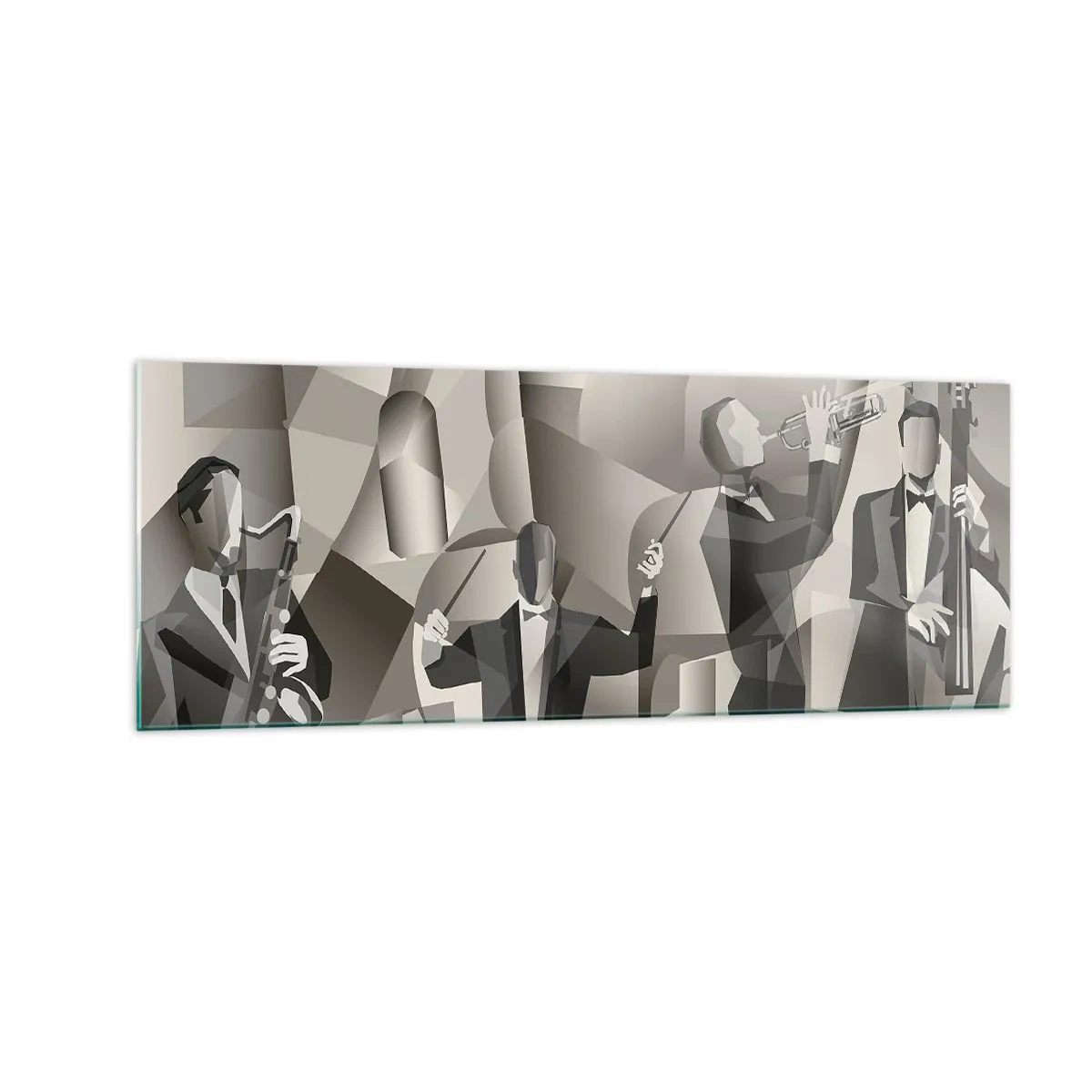 Glass picture - In the Space of Sounds - 140x50 cm