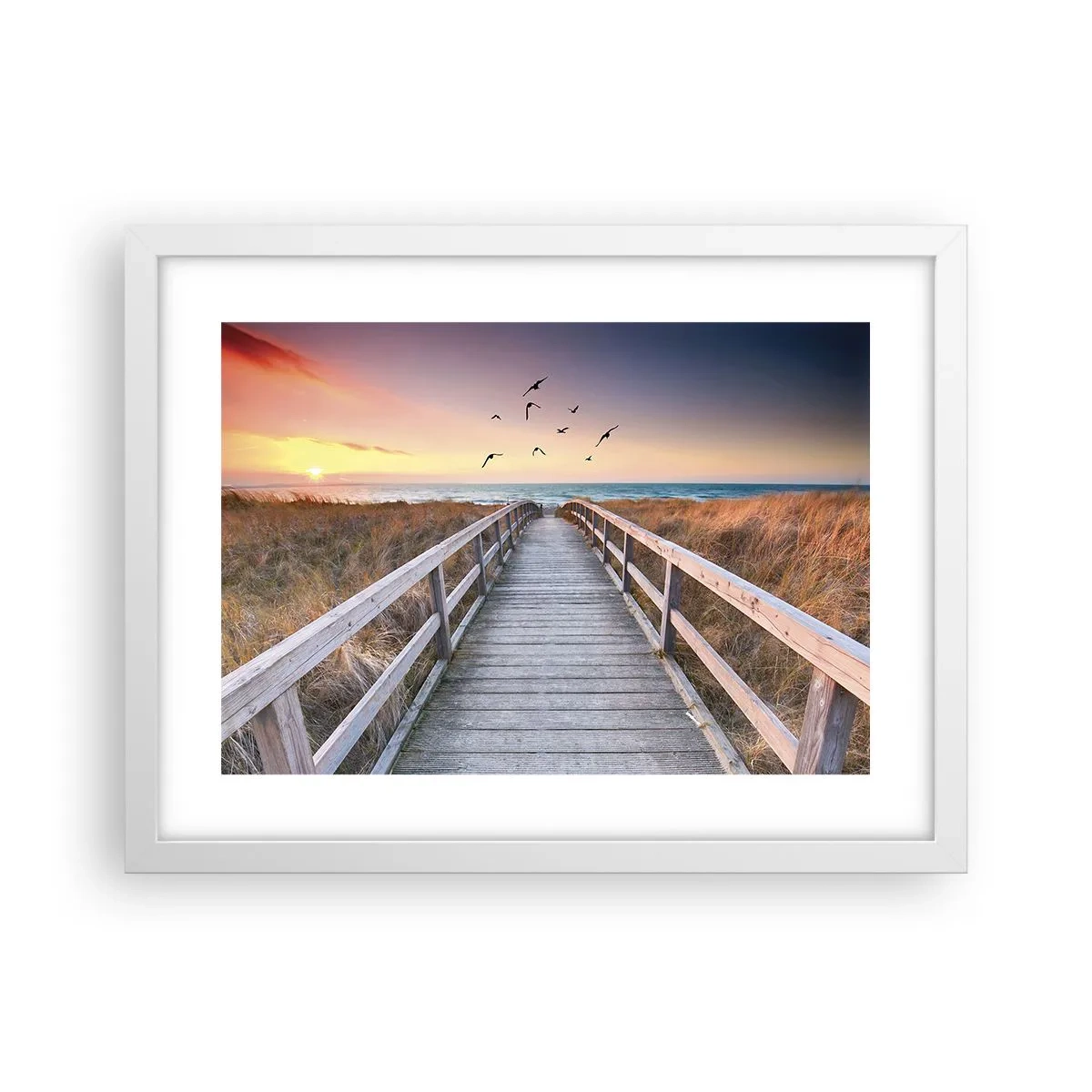 Poster in white frmae - Space of Highs - 40x30 cm