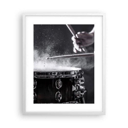 Poster in white frmae - Pulse of Music - 40x50 cm