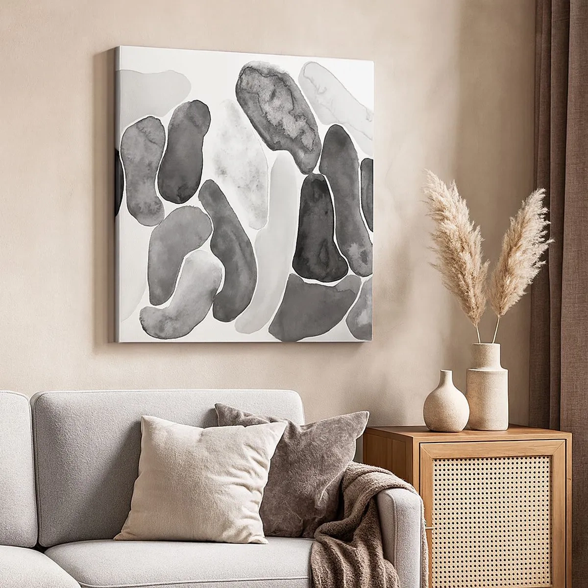 Canvas picture - Stone Abstract - 30x30 cm