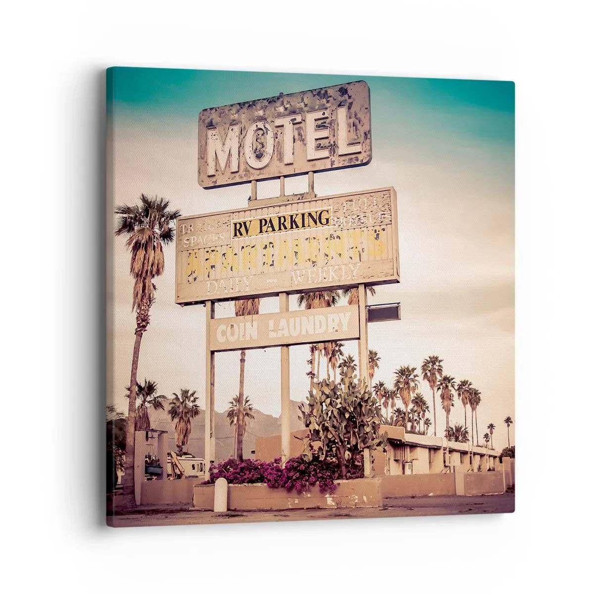 Canvas picture - The Time Stopped Here - 40x40 cm