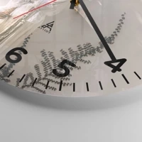 Clock face with numbers