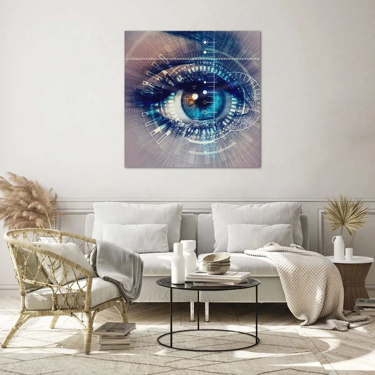Glass picture - You Think You Know Me - 50x50 cm
