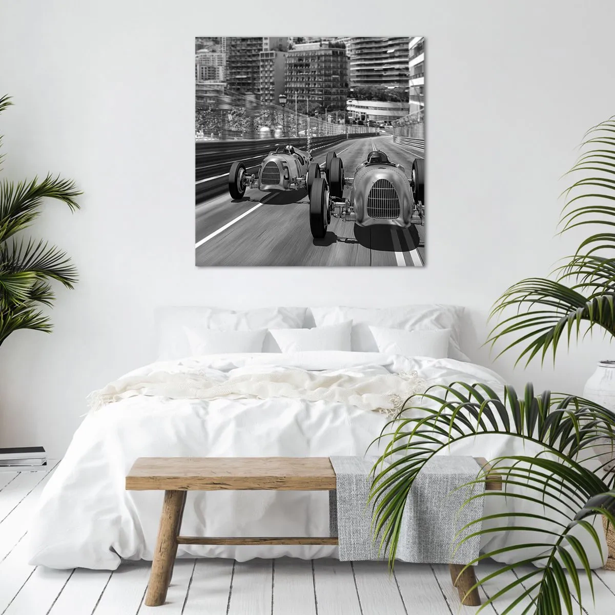 Canvas picture - Long Time Ago in Monte Carlo - 40x40 cm