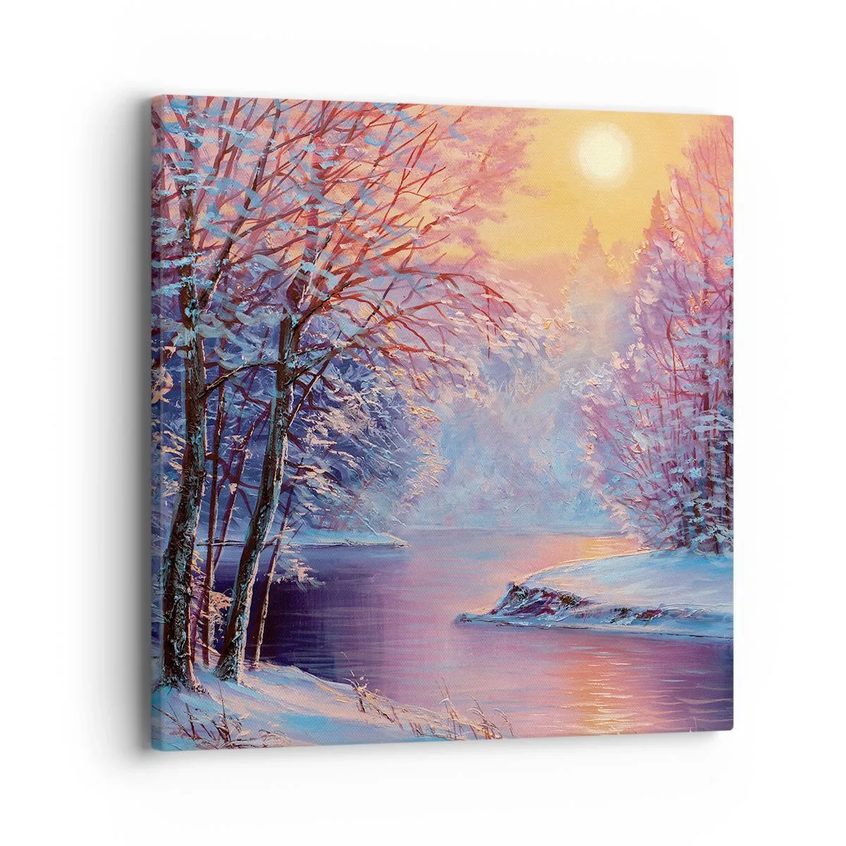 Canvas picture - Colours of Winter - 40x40 cm