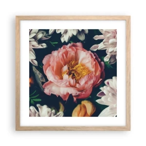 Poster in light oak frame - In Baroque Style - 40x40 cm
