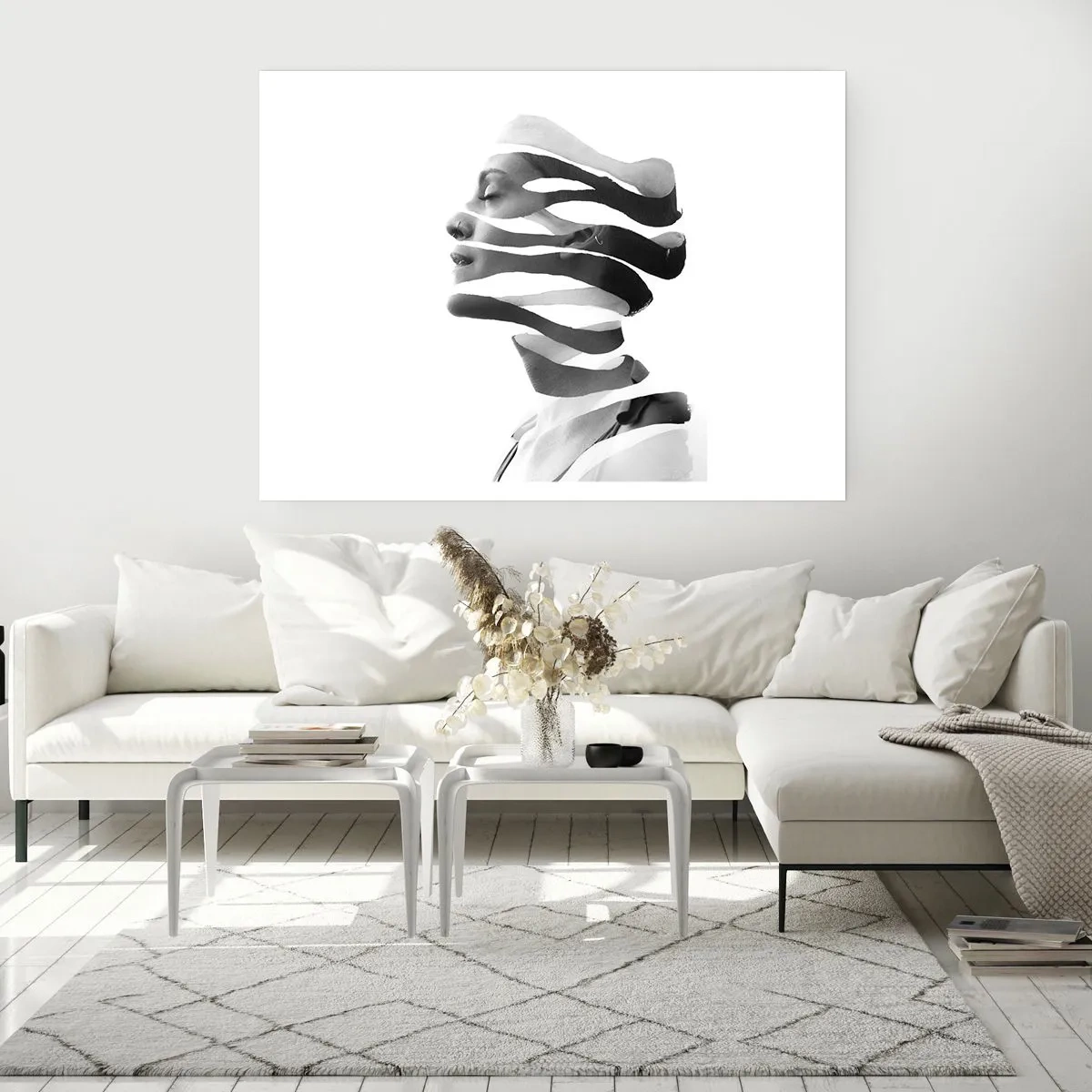 Poster - Surrealistic Portrait - 91x61 cm