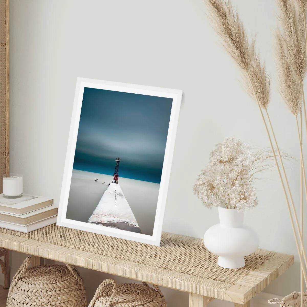 Poster in white frmae - Encounter with Infinity - 40x50 cm