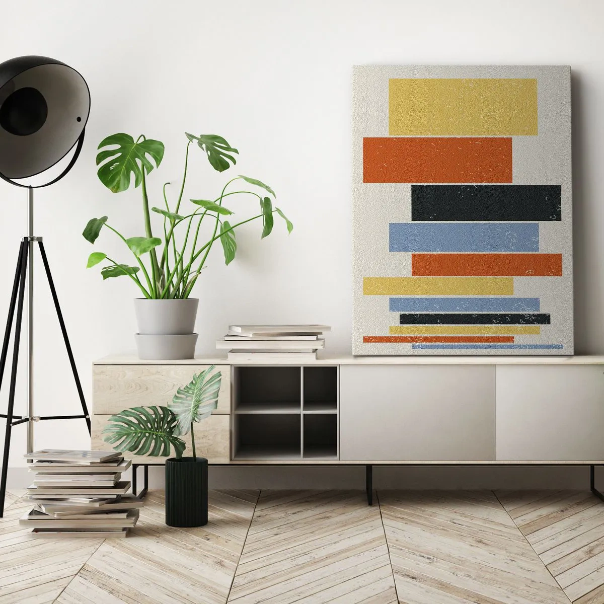 Canvas picture - Notation of Music - 55x100 cm