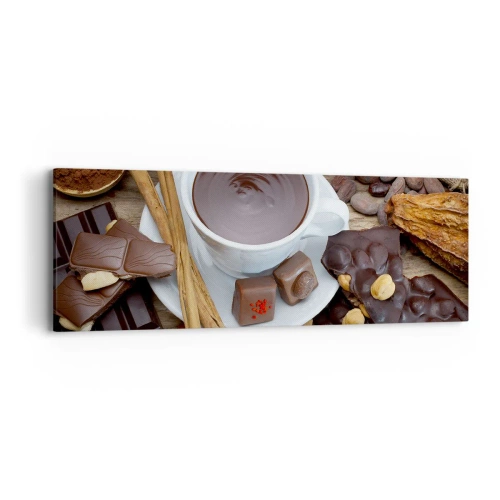 Canvas picture - From a Fairytale Factory of Chocolate - 90x30 cm