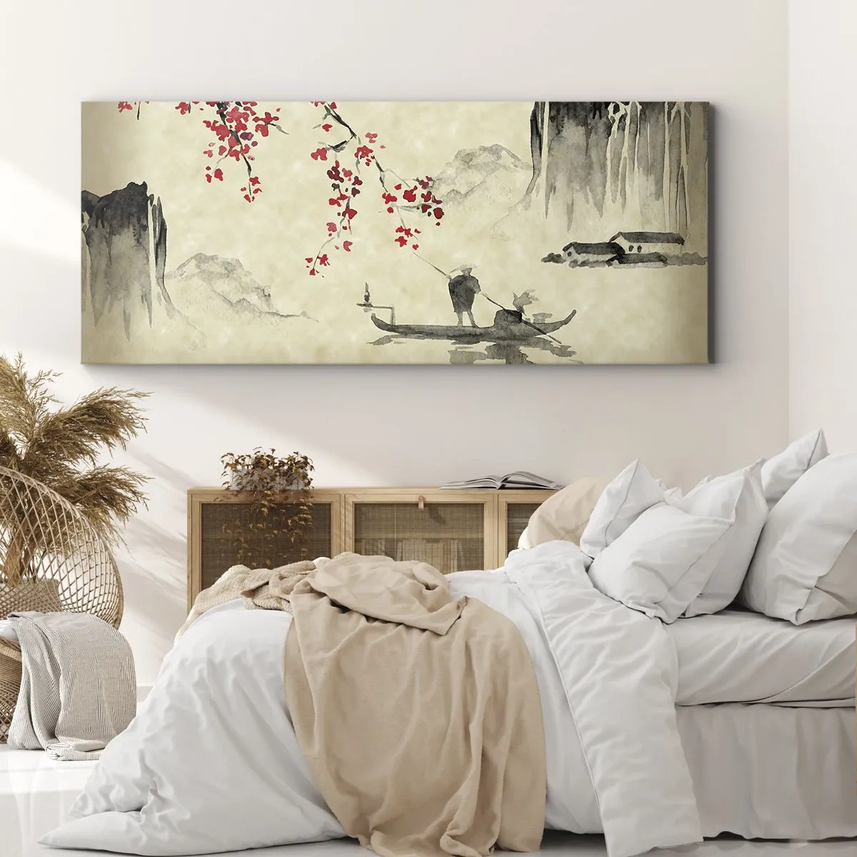 Canvas picture - In Cherry Blossom Country - 140x50 cm