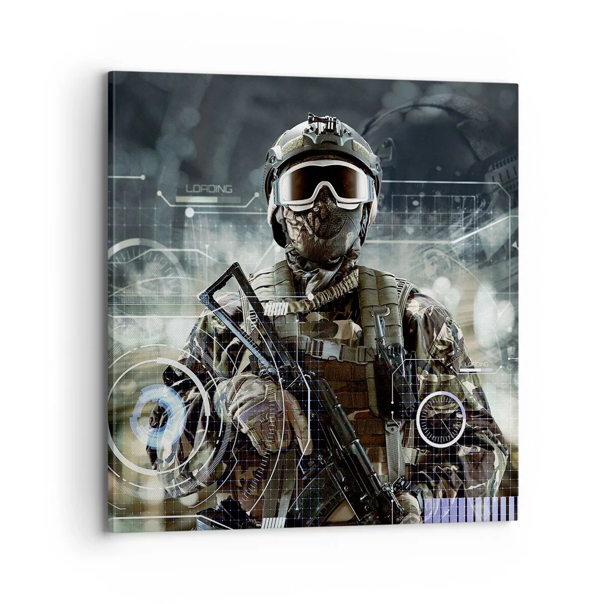 Canvas picture - Power Squared - 70x70 cm