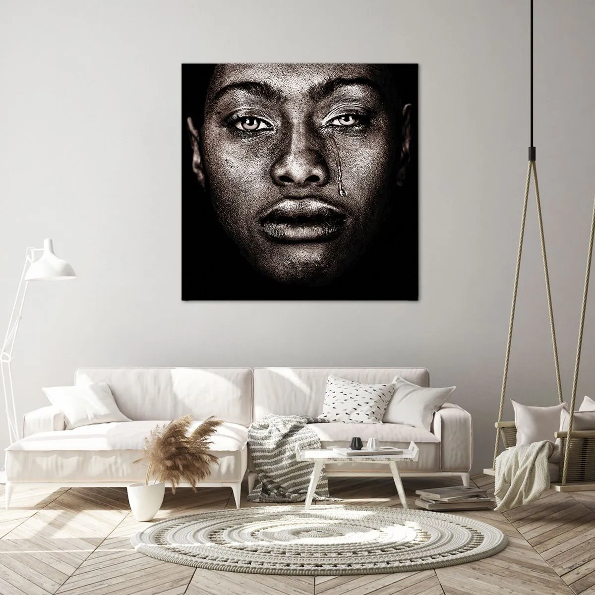 Canvas picture - One Tear - 40x40 cm