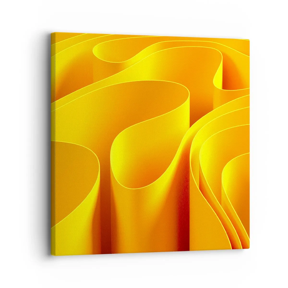 Canvas picture - Like Waves of the Sun - 30x30 cm