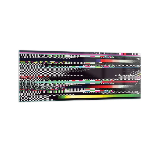 Glass picture - Control Image of Reality - 140x50 cm