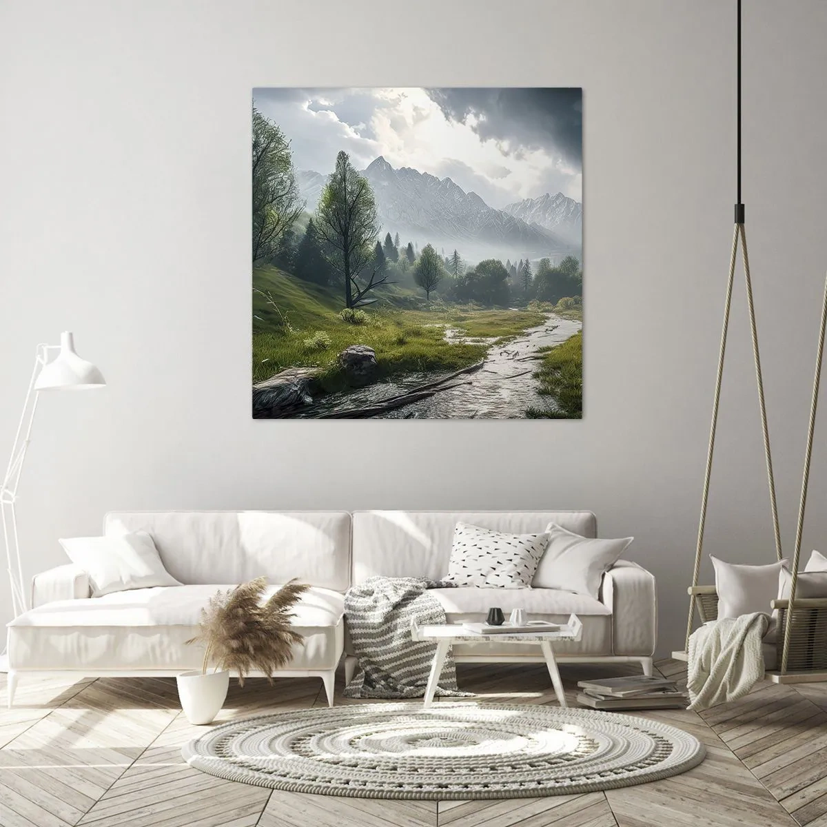 Canvas picture - There And Back - 50x50 cm