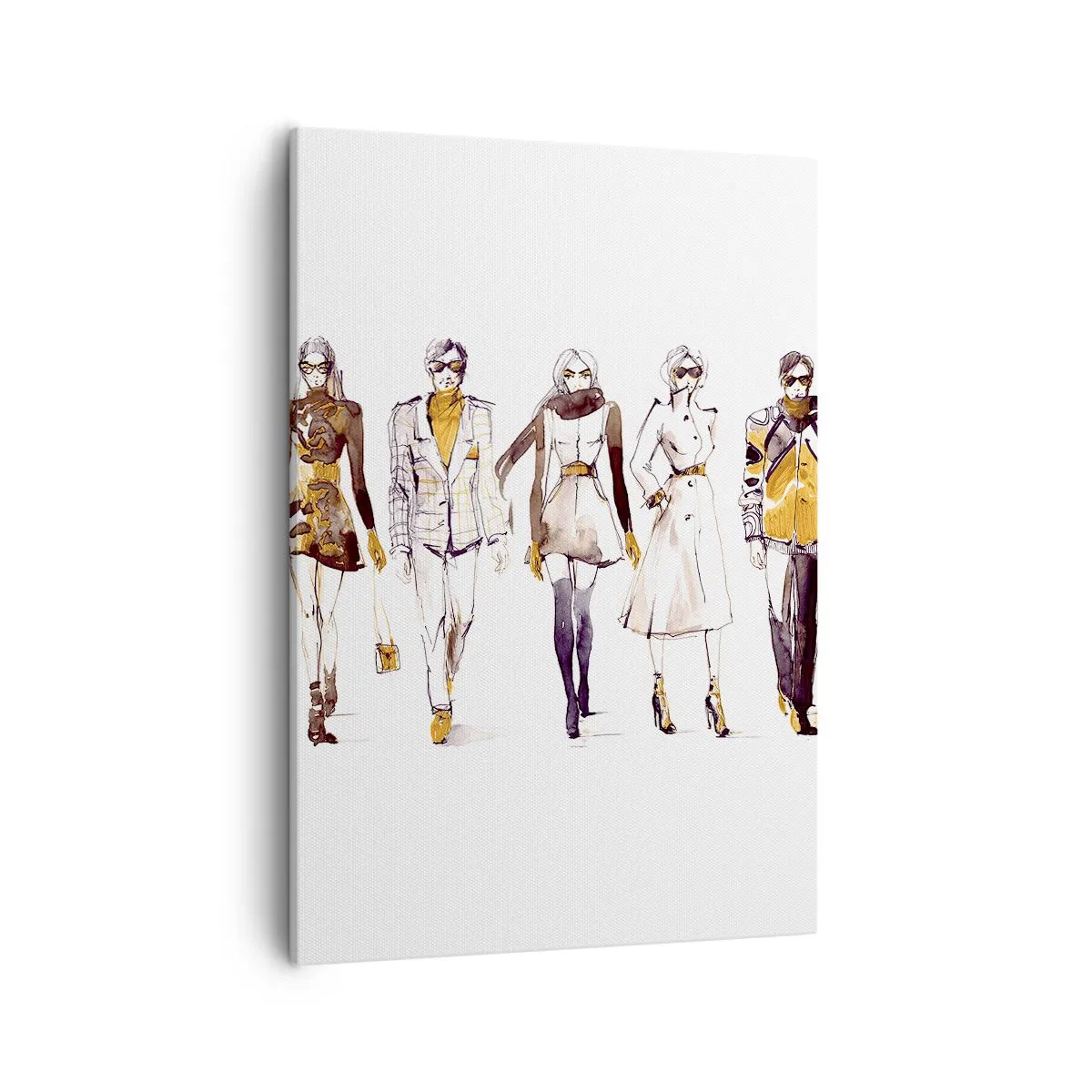 Canvas picture - Natural Elegance on Catwalk - 50x70 cm