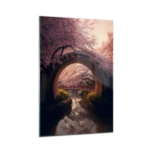 Glass picture - Japanese Spring - 70x100 cm