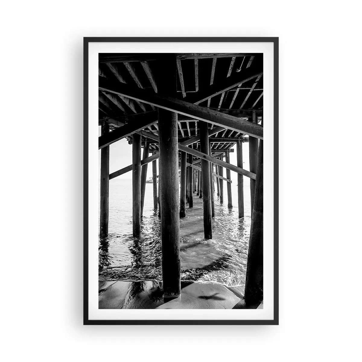 Poster in black frame - Beach Hideout - 61x91 cm