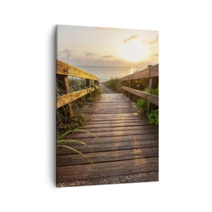 Canvas picture - Straigh to the Shore - 50x70 cm