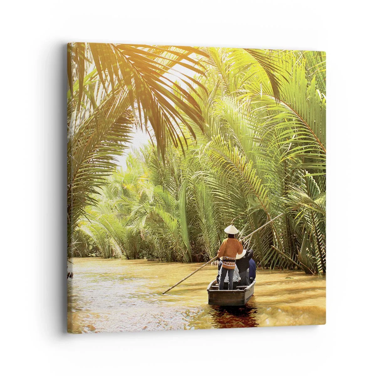 Canvas picture - Through a Palm Ravine - 40x40 cm