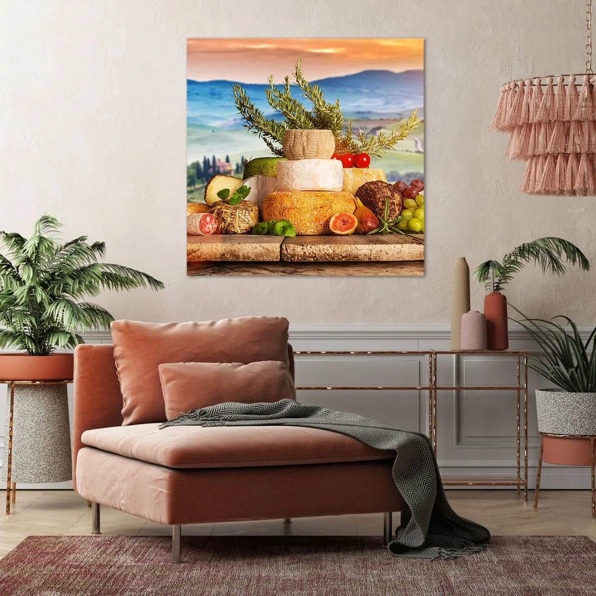 Canvas picture - Italian Joie de Vivre - 30x30 cm