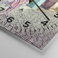 Clock face with numbers