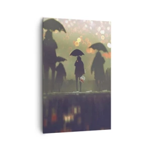 Canvas picture - From Perspective of a Raindrop - 80x120 cm