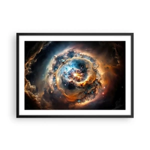 Poster in black frame - Beginning - 70x50 cm