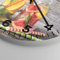 Clock face with numbers