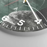 Clock face with numbers