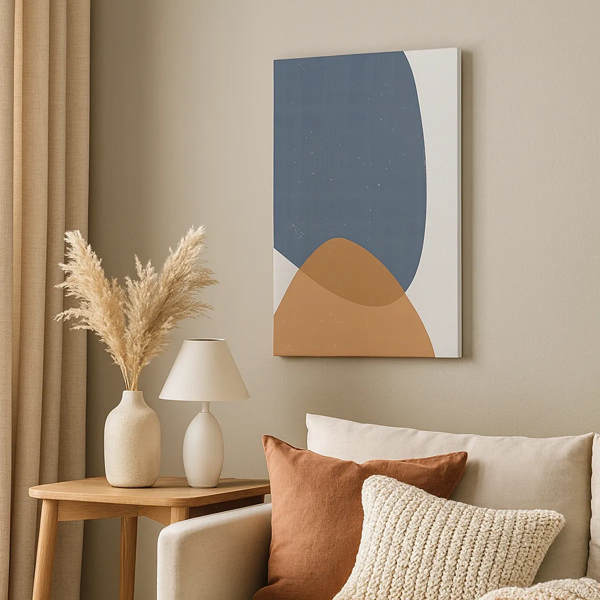 Canvas picture - Ovals and Intersections - 50x70 cm