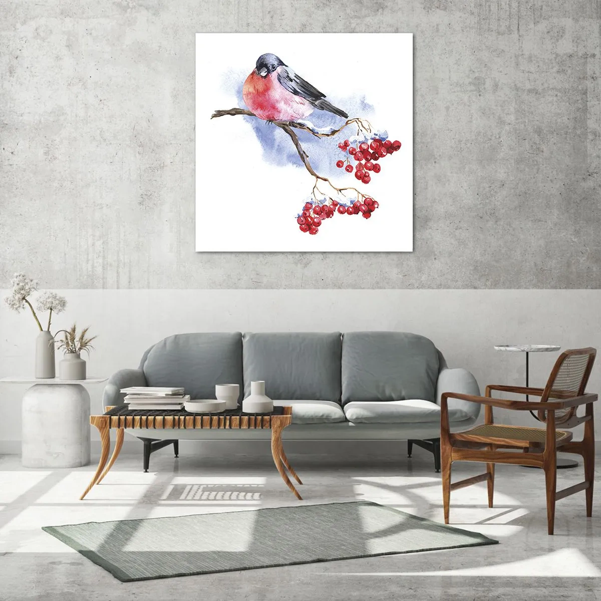 Glass picture - Winter in Colour - 60x60 cm