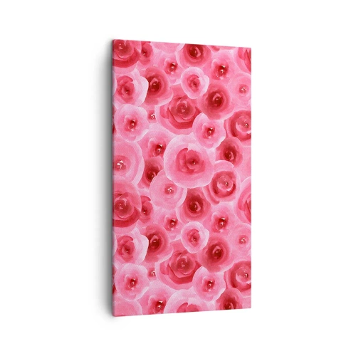 Canvas picture - Roses at the Bottom and at the Top - 45x80 cm