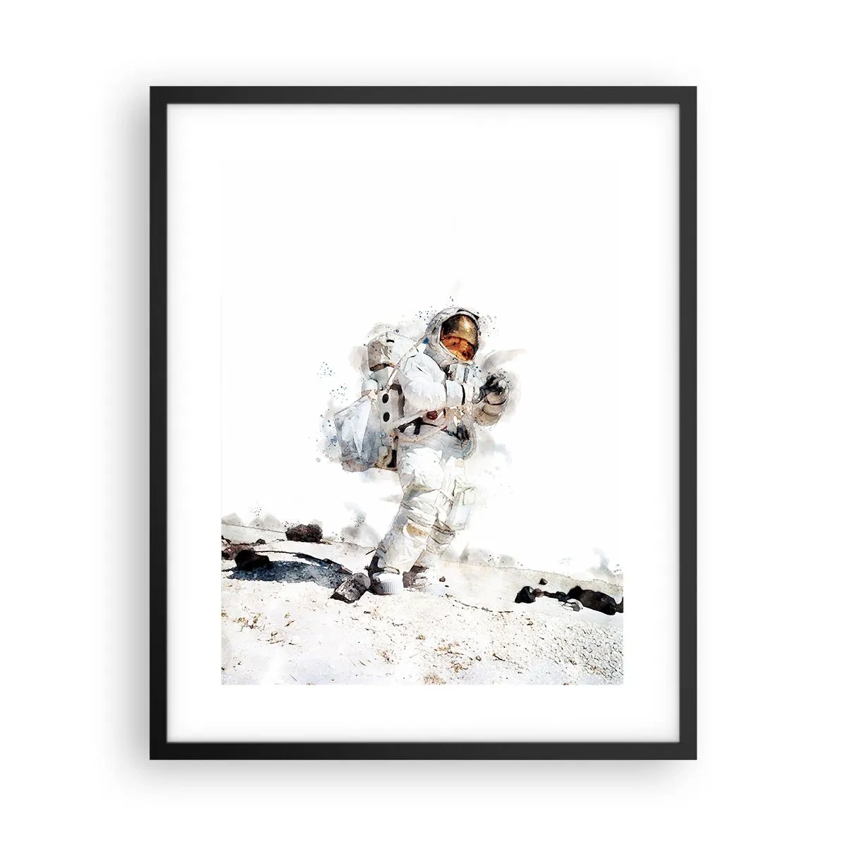 Poster in black frame - Messenger of the Earth - 40x50 cm