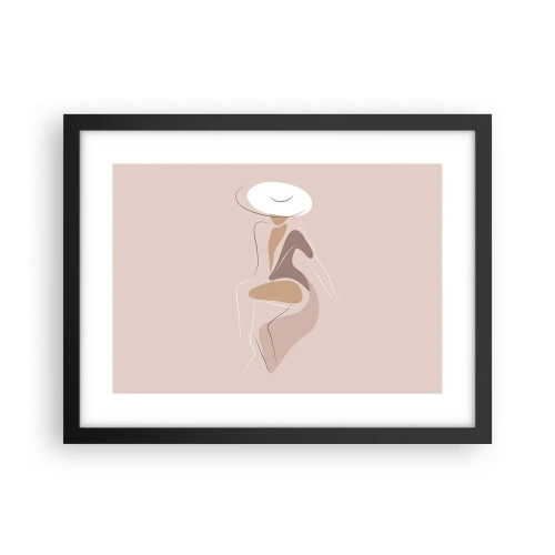 Poster in black frame - Being a Lady - 40x30 cm