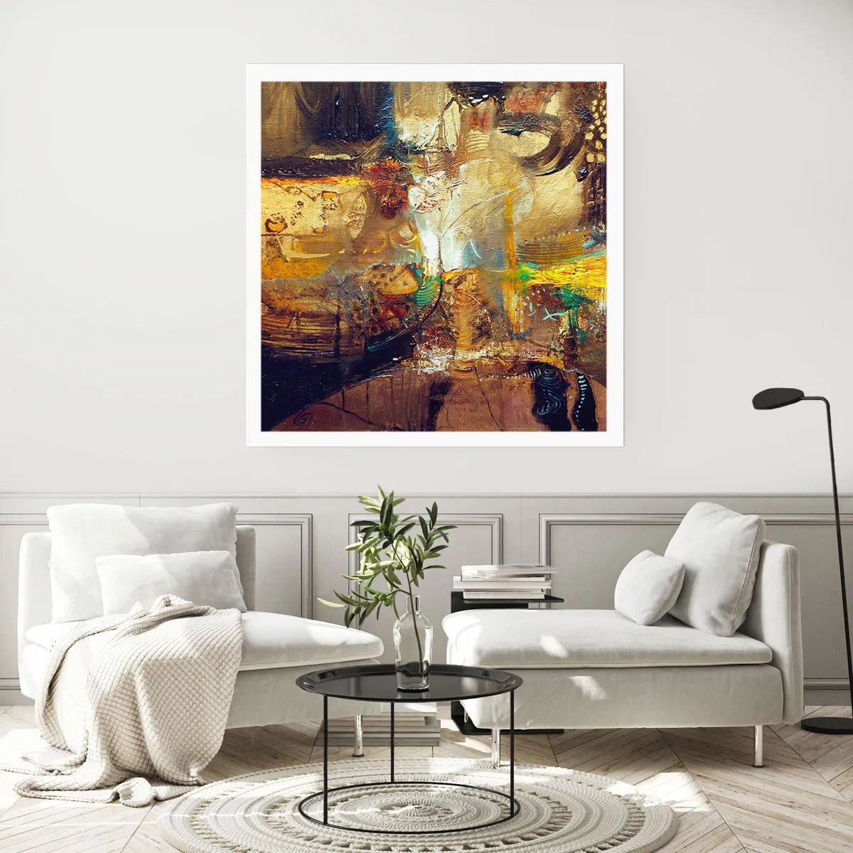 Poster - Cold, Warm, Hot - 40x40 cm