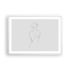 Poster in white frmae - Music of the Body - 70x50 cm