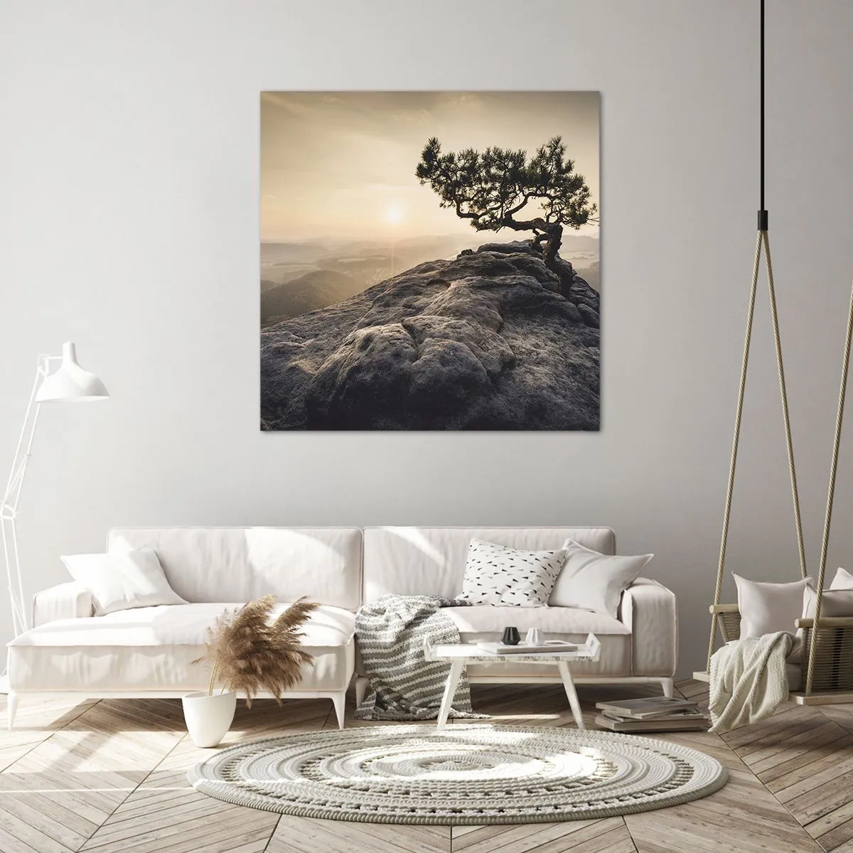 Canvas picture - Life Always Wins - 30x30 cm