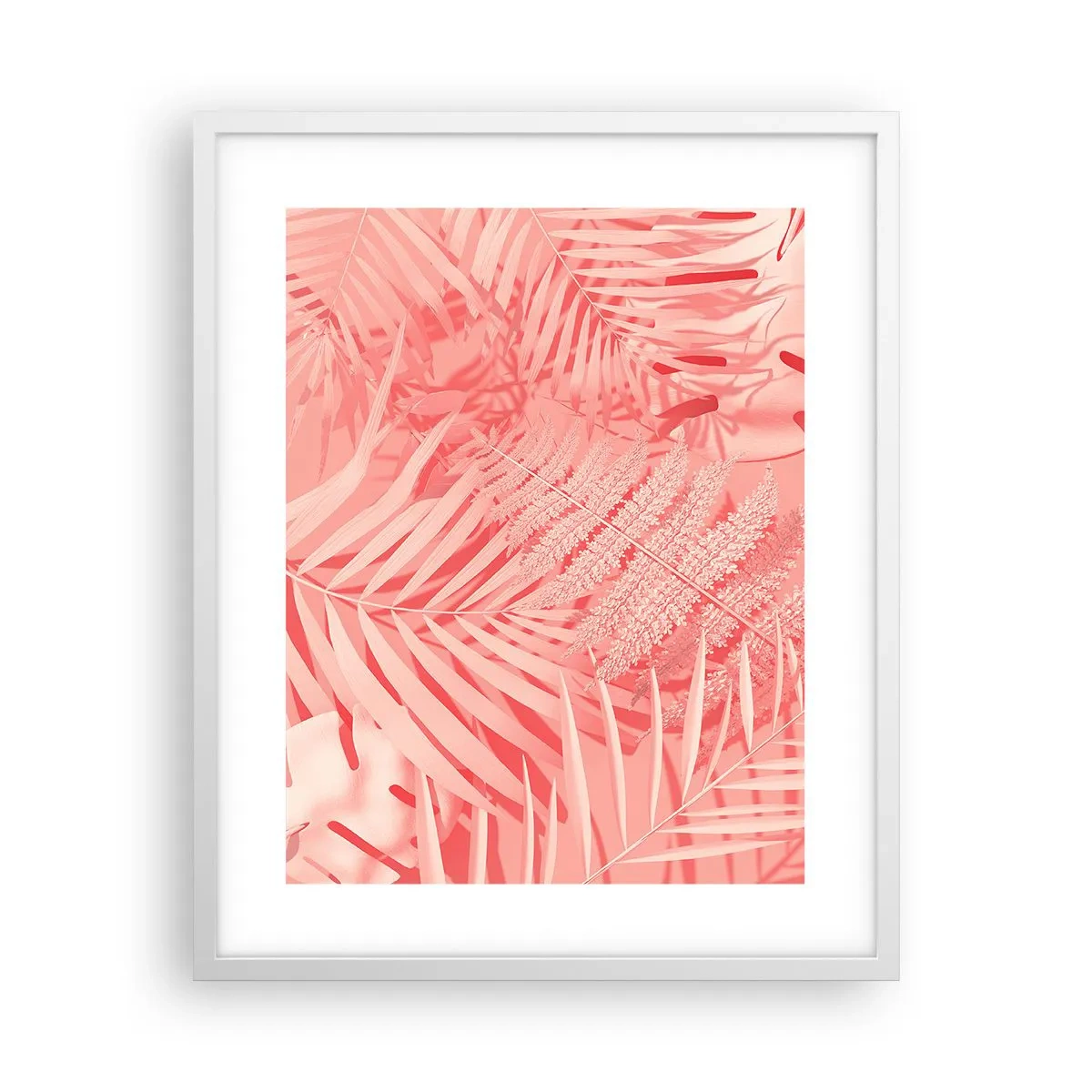 Poster in white frmae - Pink Concept - 40x50 cm