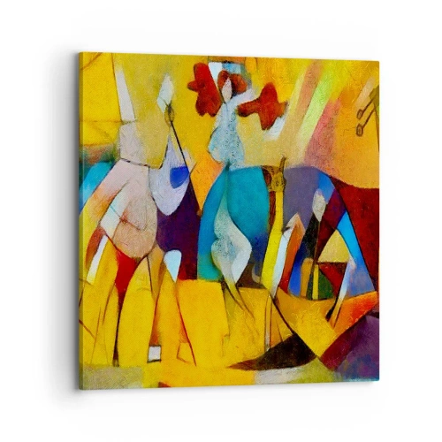 Canvas picture - Sun -Life - Happiness - 70x70 cm