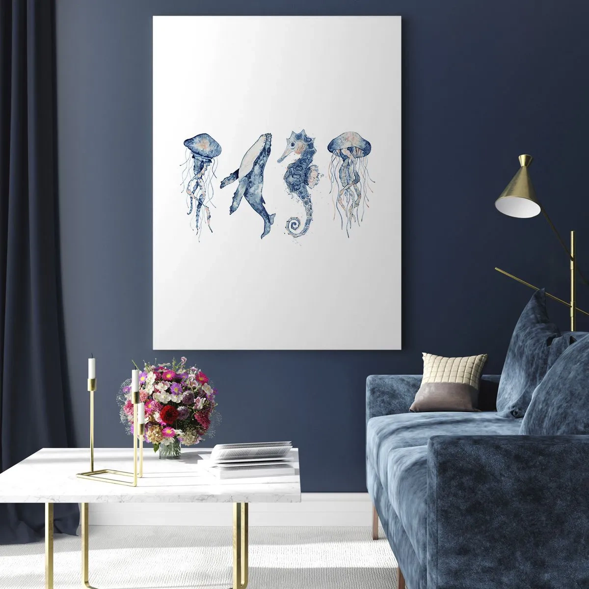 Glass picture - Sea Quirks - 50x70 cm