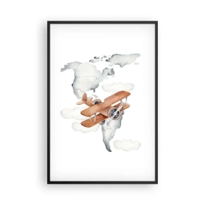 Poster in black frame - In a Pioneering Spirit - 61x91 cm