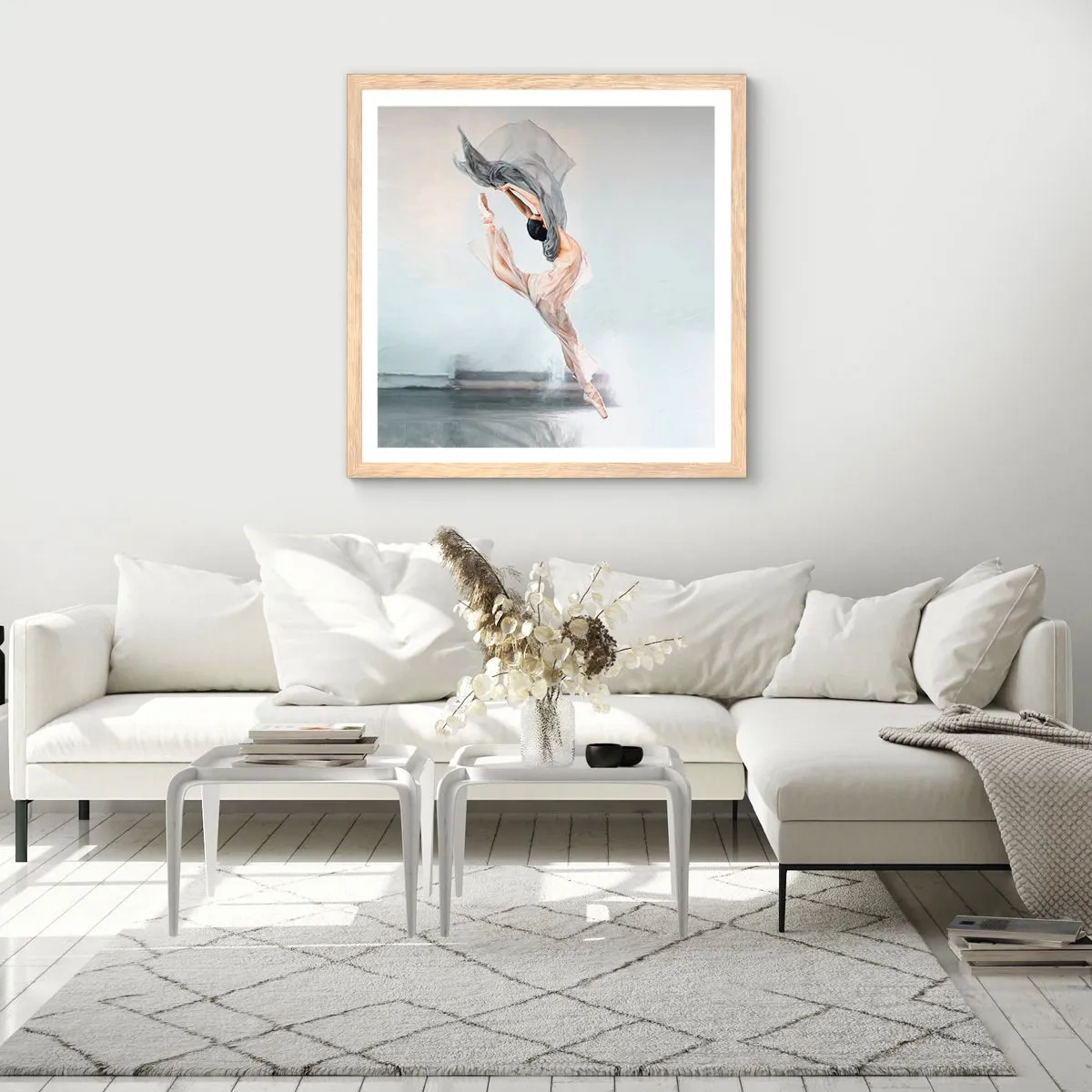 Poster in light oak frame - In Dancing Exaltation - 30x30 cm