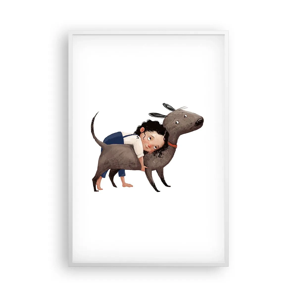 Poster in white frmae - Best Friends - 61x91 cm