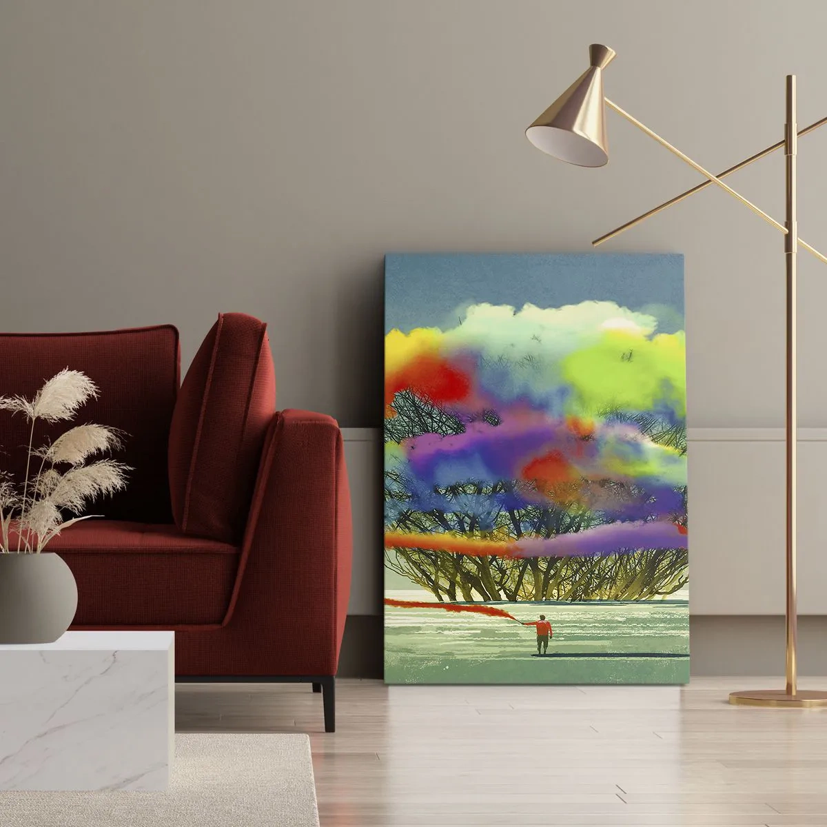 Canvas picture - Revive this World - 50x70 cm