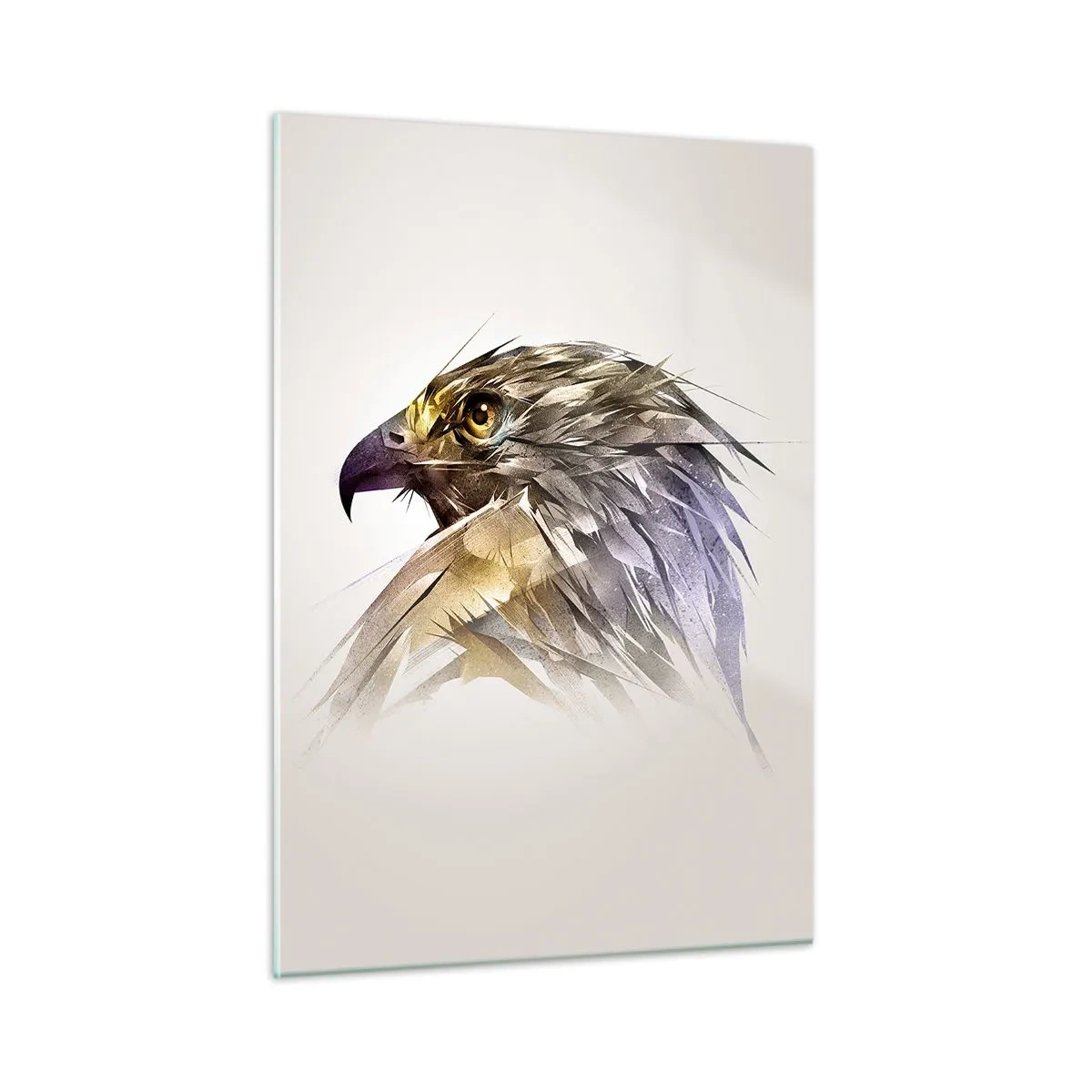 Glass picture - Portrait of a Warrior - 50x70 cm