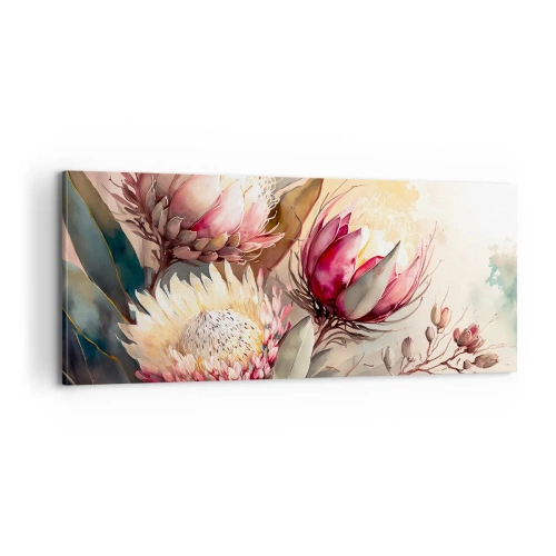 Canvas picture - Profile and En Face - 100x40 cm