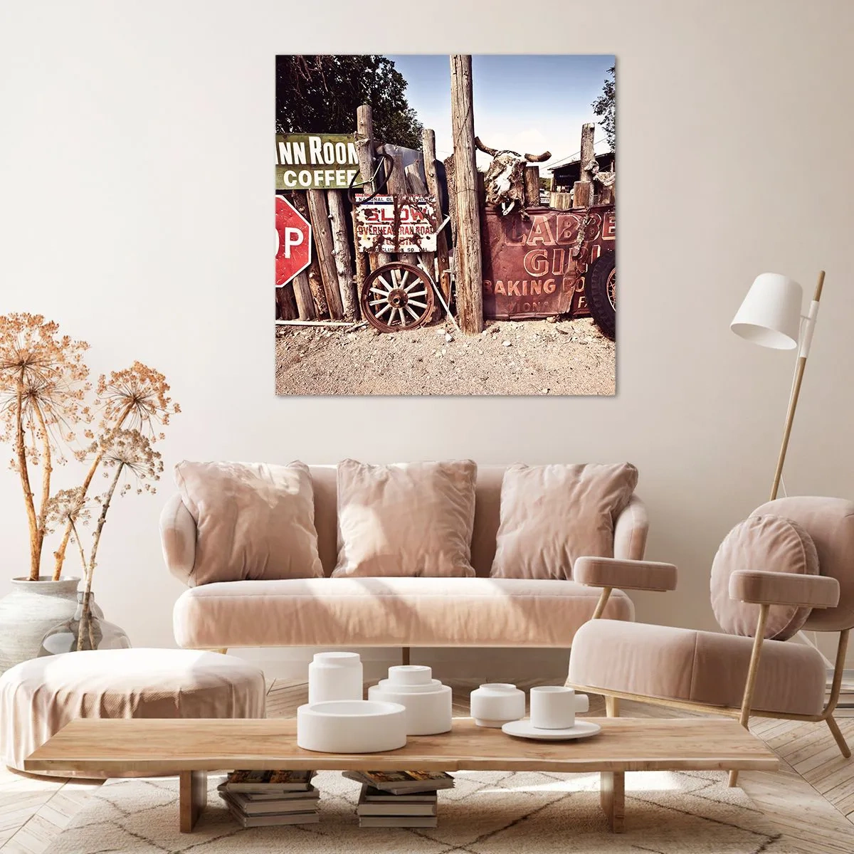 Canvas picture - And the Time Stopped - 70x70 cm