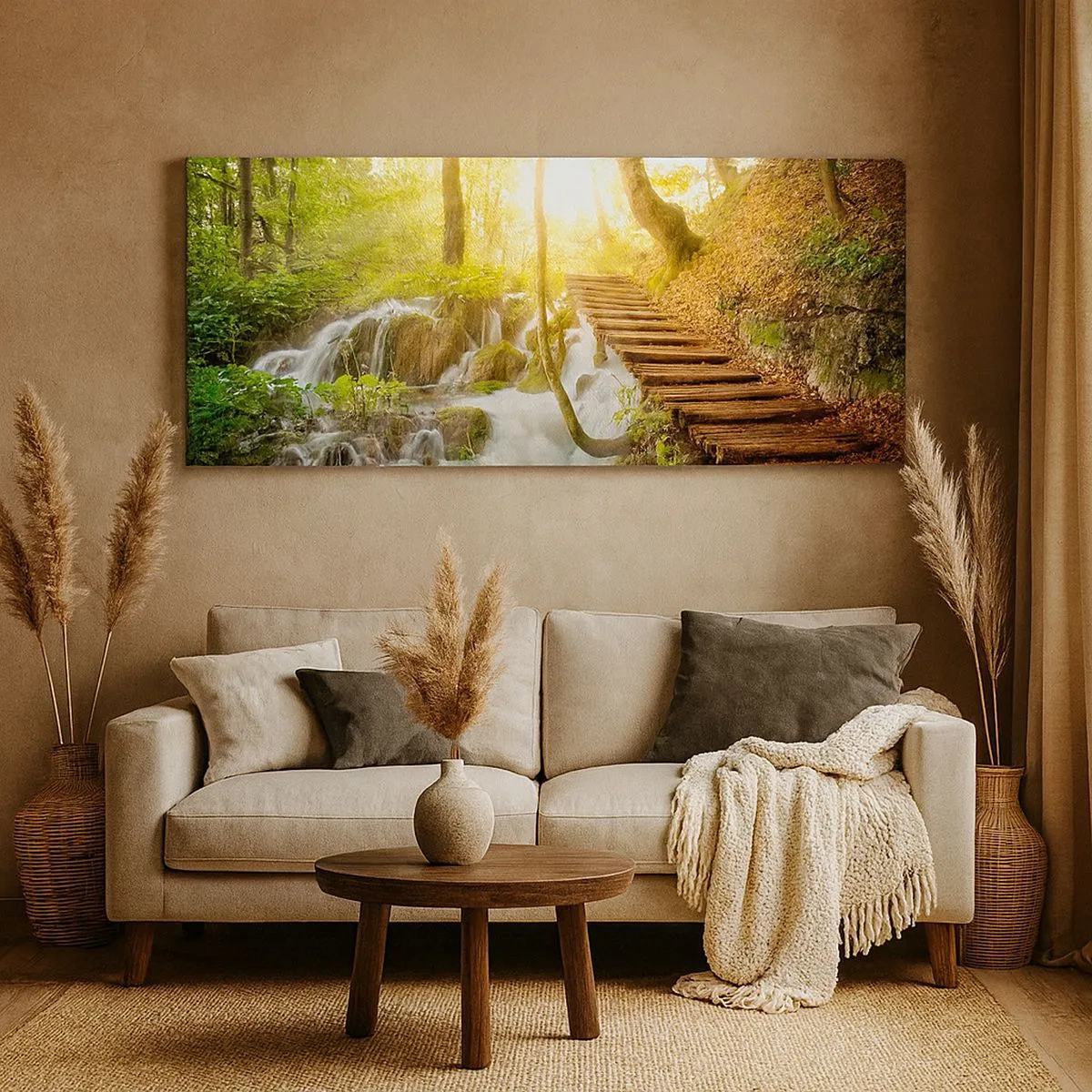 Canvas picture - Long Awaited Coolness - 100x40 cm